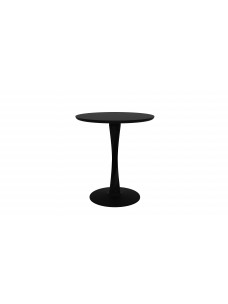 Eik Torsion ronde tafel zwart 70 x 70 x 76 cm