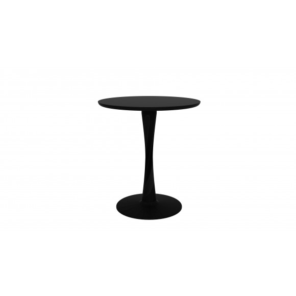 Eik Torsion ronde tafel zwart 70 x 70 x 76 cm