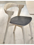 Oak Bok stoel - stof bruin