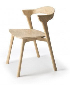 Bok stoel eikenhout - zonder armleuning
