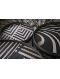 Dienblad Graphite Chevron Wooden L
