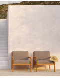 Jack outdoor loungestoel - Mokka - 76 x 90 x 73 cm